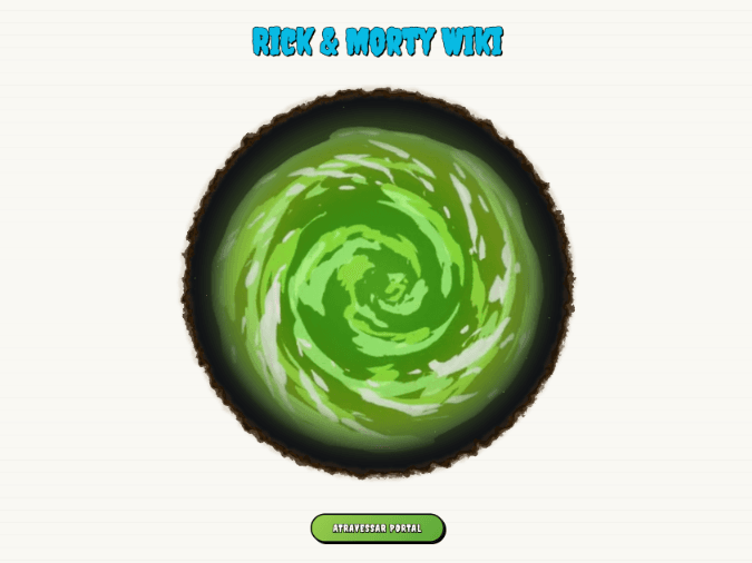 Prévia do projeto: Rick & Morty Wiki